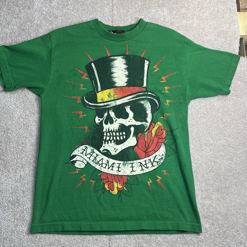 Vintage Miami Ink Shirt Size‎ Medium Y2k 2000s
